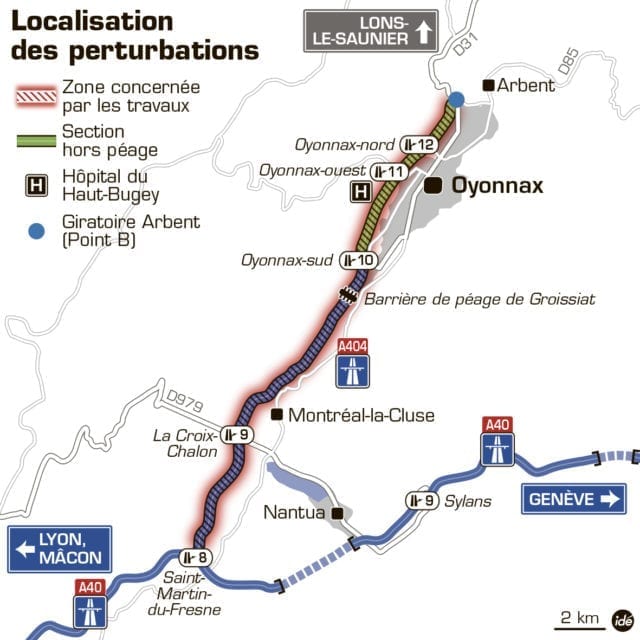 法国 地图 高速公路 A404