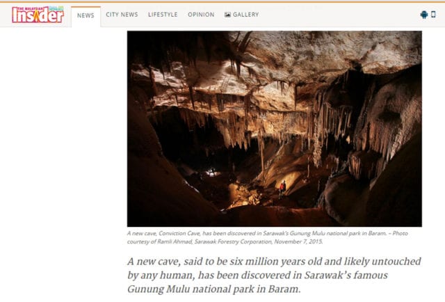考古 马来西亚 洞穴 600万年