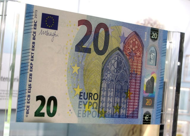 欧元 纸币 20欧元