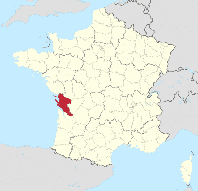 法国 地图 西南部