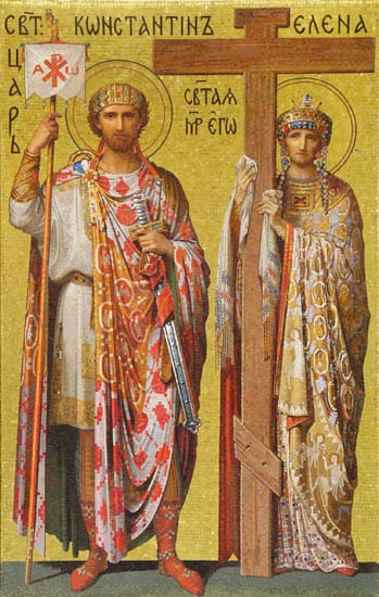 君士坦丁大帝和圣海伦纳